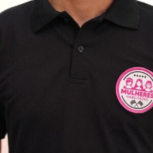 Polo Masculina - Preta